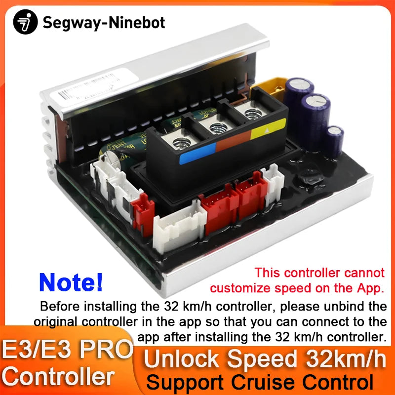 32km/h Controller for Ninebot By Segway E3,E3E,E3D,E3 PRO,E3 PROE,E3 PROD Scooter 32km/h Customized Unlock speed Controller