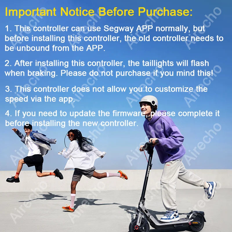 32km/h Controller for Ninebot By Segway E3,E3E,E3D,E3 PRO,E3 PROE,E3 PROD Scooter 32km/h Customized Unlock speed Controller