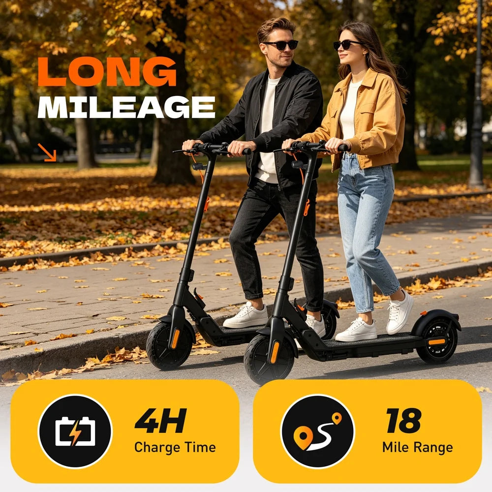 C8 Adult Electric Scooter 350W 19mph Max Speed 8.5 inch tire Foldable E Scooters 16 miles Max 36V 5.2AH US Stock Fast Delivery